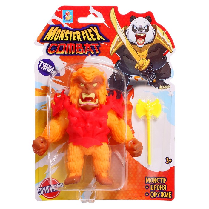 1toy Тянущаяся фигурка Monster flex Combat, в броне и с оружием, 15 см, 16 видов, МИКС