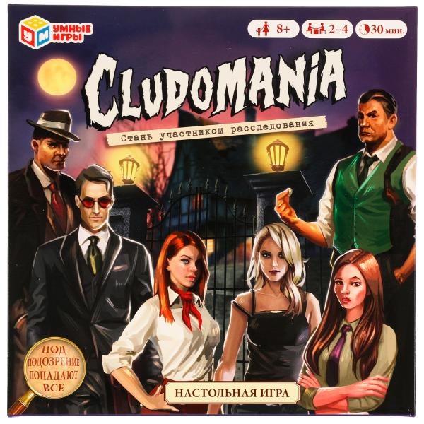 323210 Настольная игра Cludomania. 250*250*55 мм 1 стр. Умные игры в кор.10шт