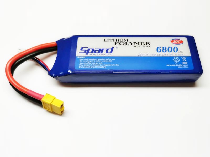 Аккумулятор Li-Po Spard 6800mAh, 7,4V, 20C, XT60