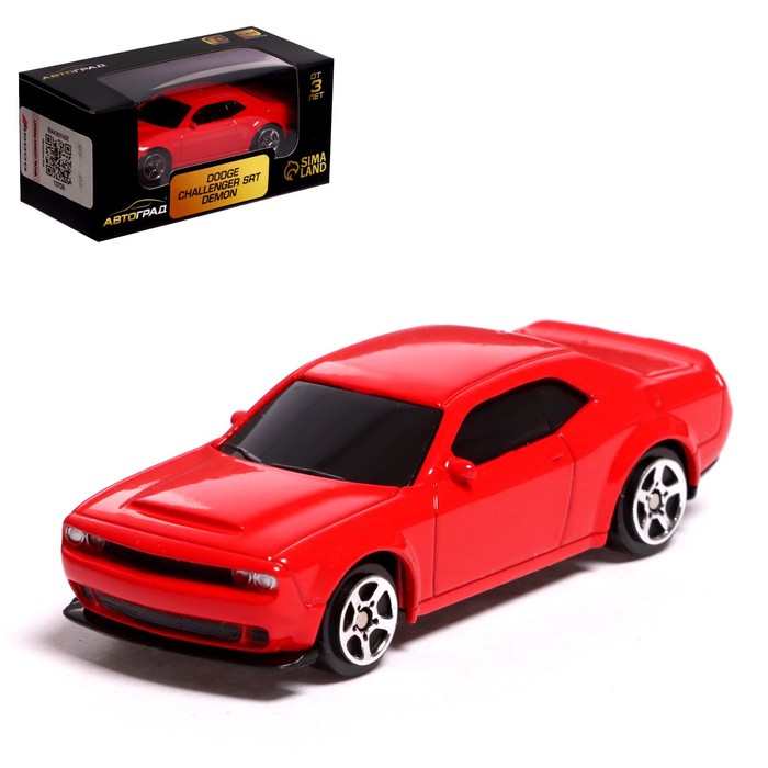 Автоград Dodge Challenger Srt Demon, 1:64, красный 344034