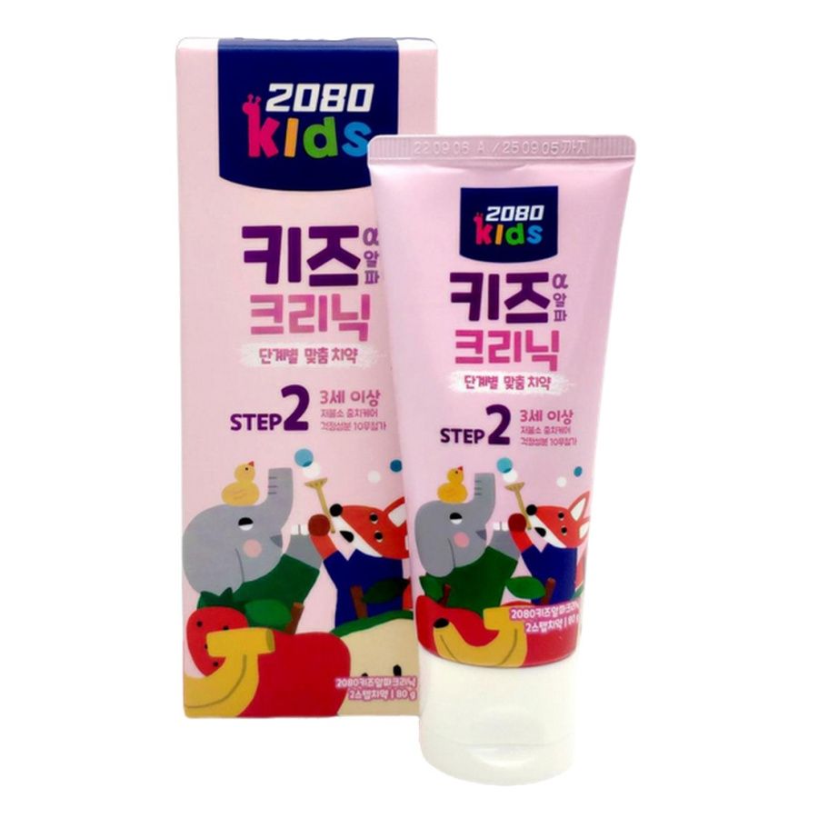 Dental Clinic 2080 Детская зубная паста / Kids 2 Step Strawberry Scented Kongsooni Toothp