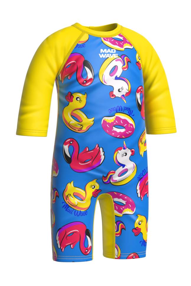 Детский пляжный текстиль Ducky kids swimsuit Синий,S