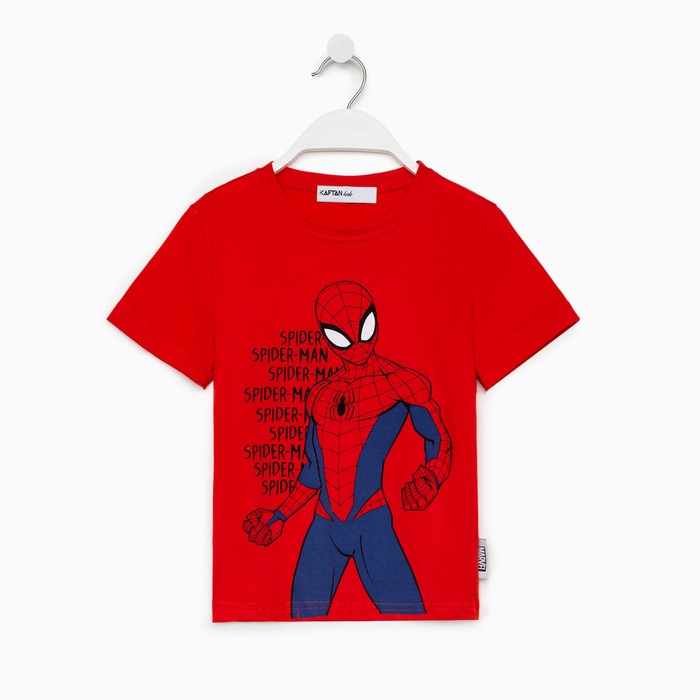 Футболка MARVEL Spider man hero, рост 98-104 (30), красный