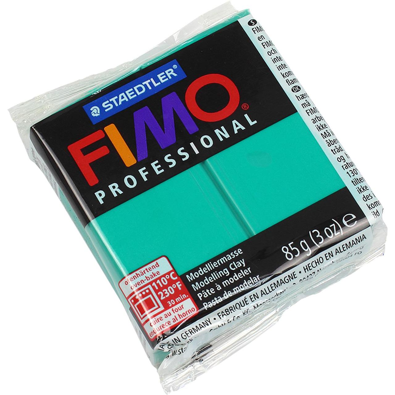 Глина полимерная Fimo Professional чисто-зеленый Staedtler / FIMO 8004-500, 85 г.