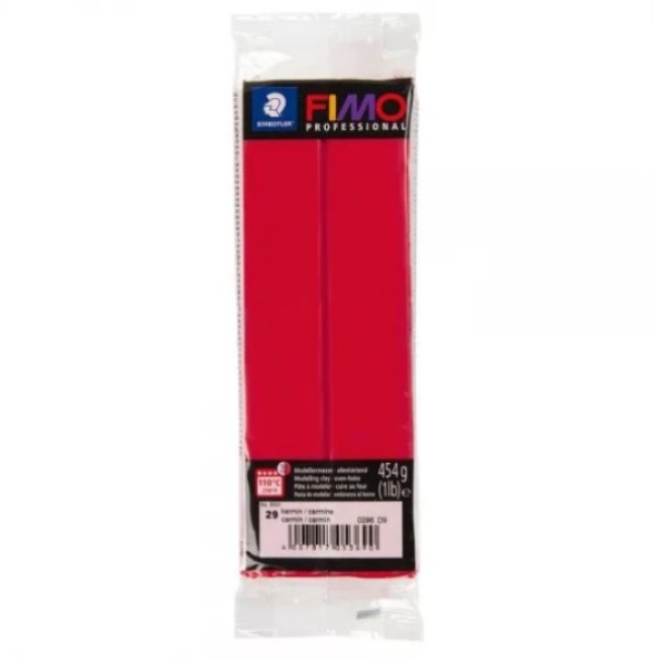 Глина полимерная Professional , 454 грамма, пунцовый Staedtler / FIMO 8041-29