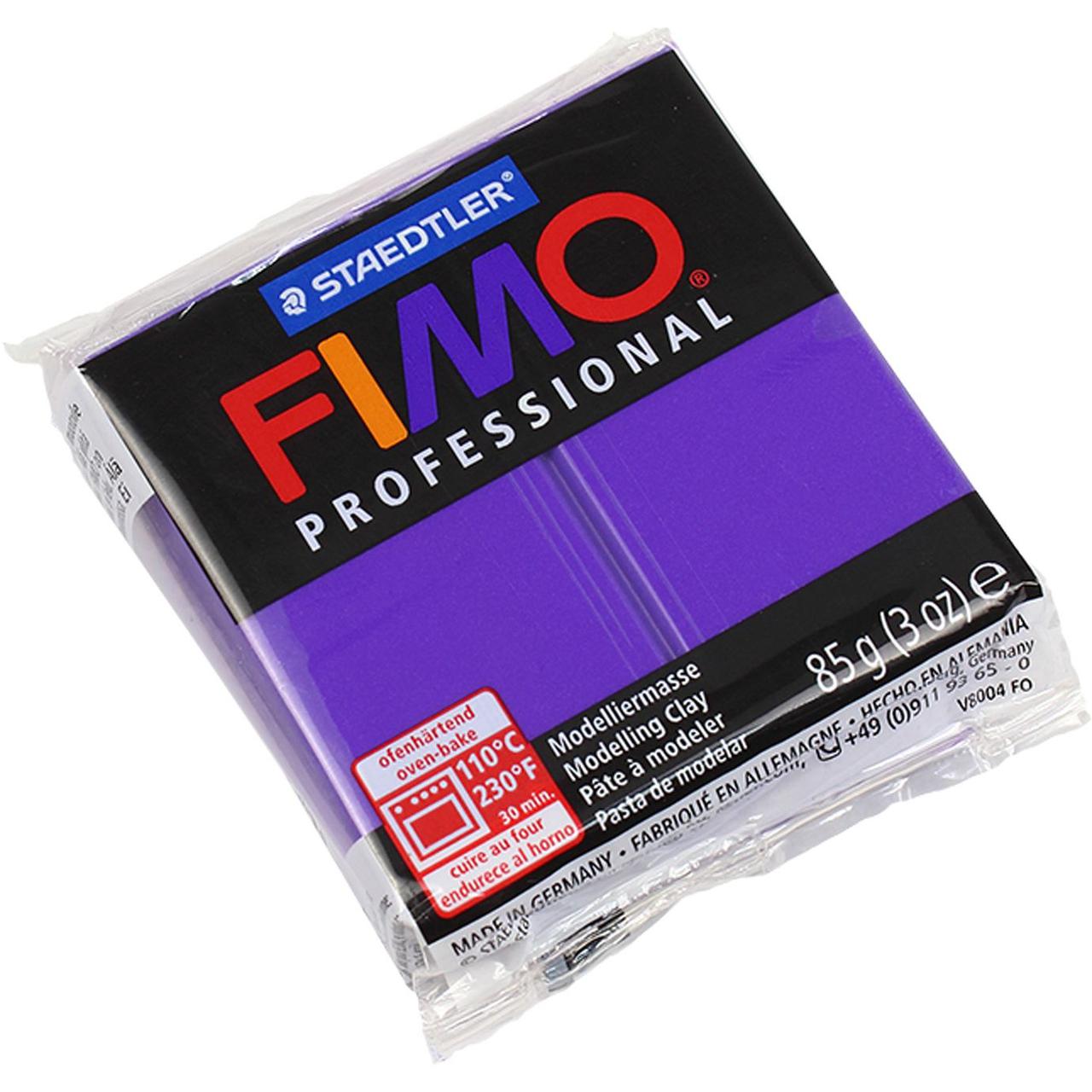 Глина полимерная Professional , запекаемая, 85 грамм, лиловый Staedtler / FIMO 8004-6