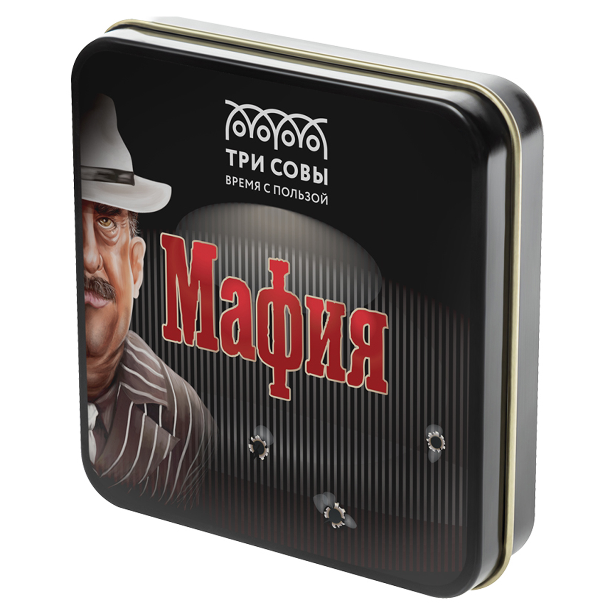 Игра настольная ТРИ СОВЫ Мафия, 14 карточек, метал. коробка