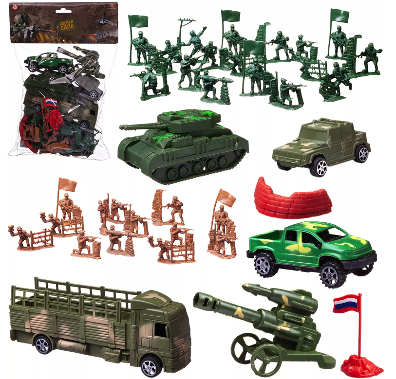 Игровой набор Abtoys Боевая сила 38 предметов