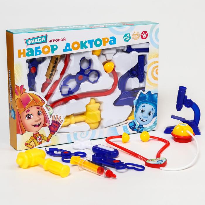 Игровой набор доктора ФИКСИКИ в коробке, МИКС