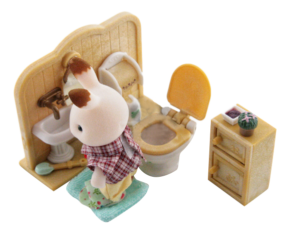 Игровой набор sylvanian families братик и туалетная комната