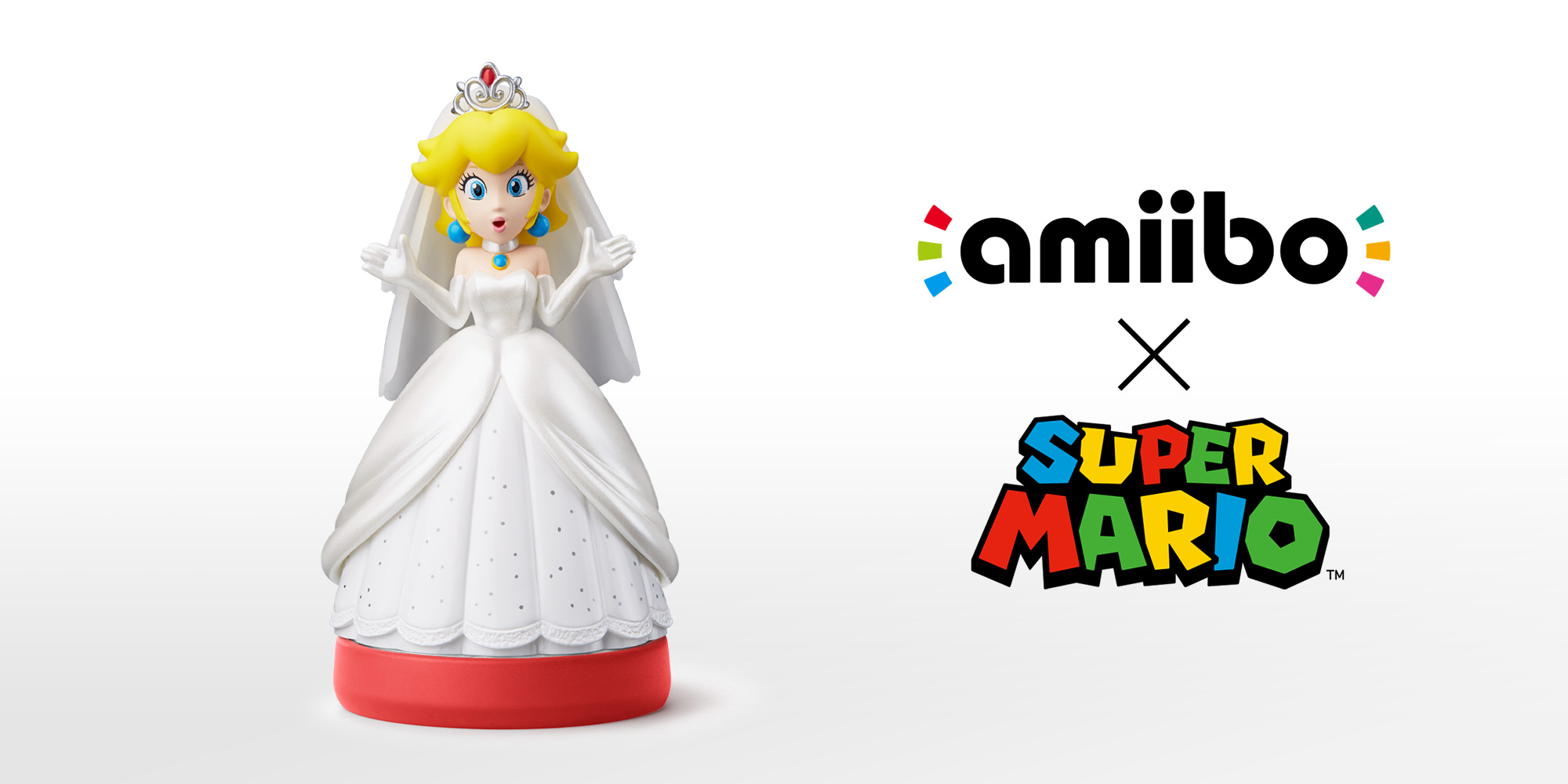 Игрушка Amiibo Пич Свадьба Super Mario Коллекция