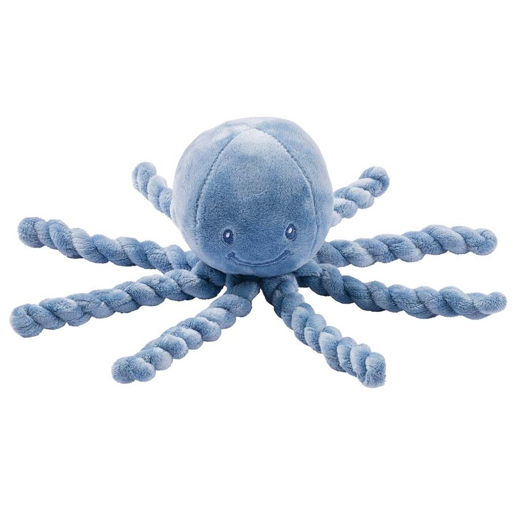 Игрушка мягкая Nattou Musical Soft toy Lapidou Octopus Осьминог blue infinity 877565