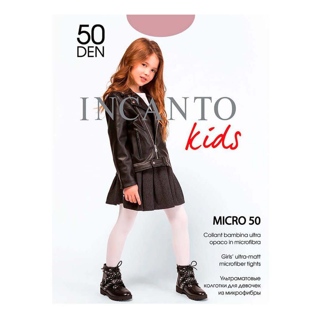 Колготки детские Incanto Kids розовые 50 den р. 140-146