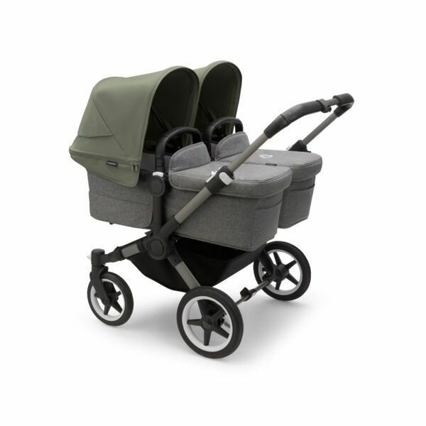 Коляска для двойни 2 в1 Bugaboo Twin Donkey5 Gr/GM/FG