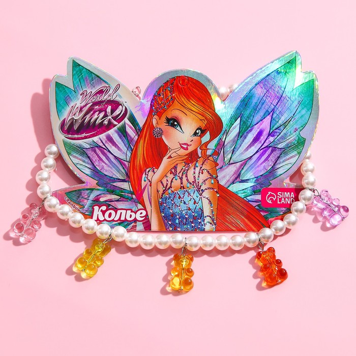 Колье Желейные мишки с бусинами, WINX