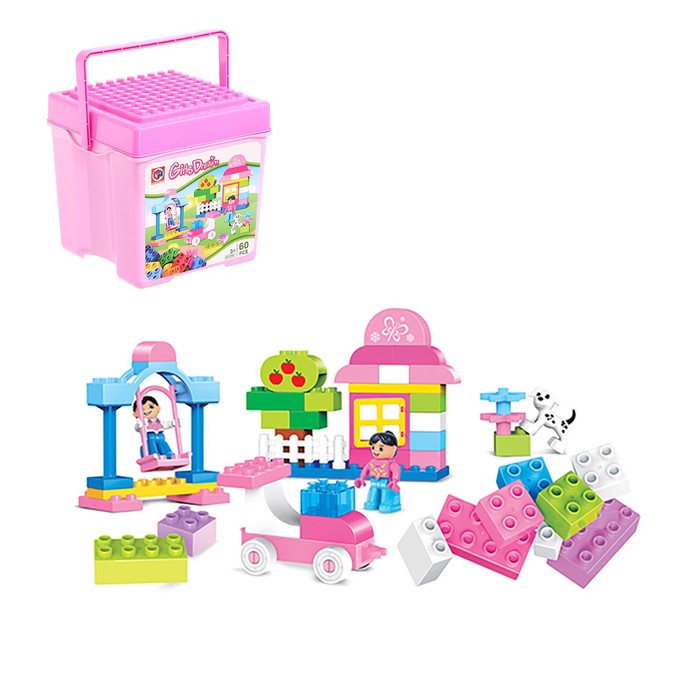 Конструктор Kids Home Toys Модные девчонки 60 деталей