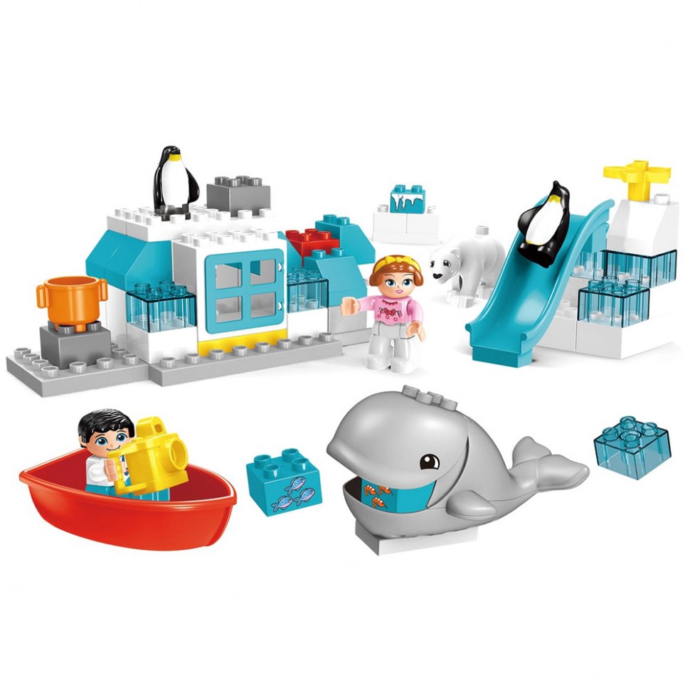 Конструктор KIDS HOME TOYS Северные животные, 60 деталей 188-81