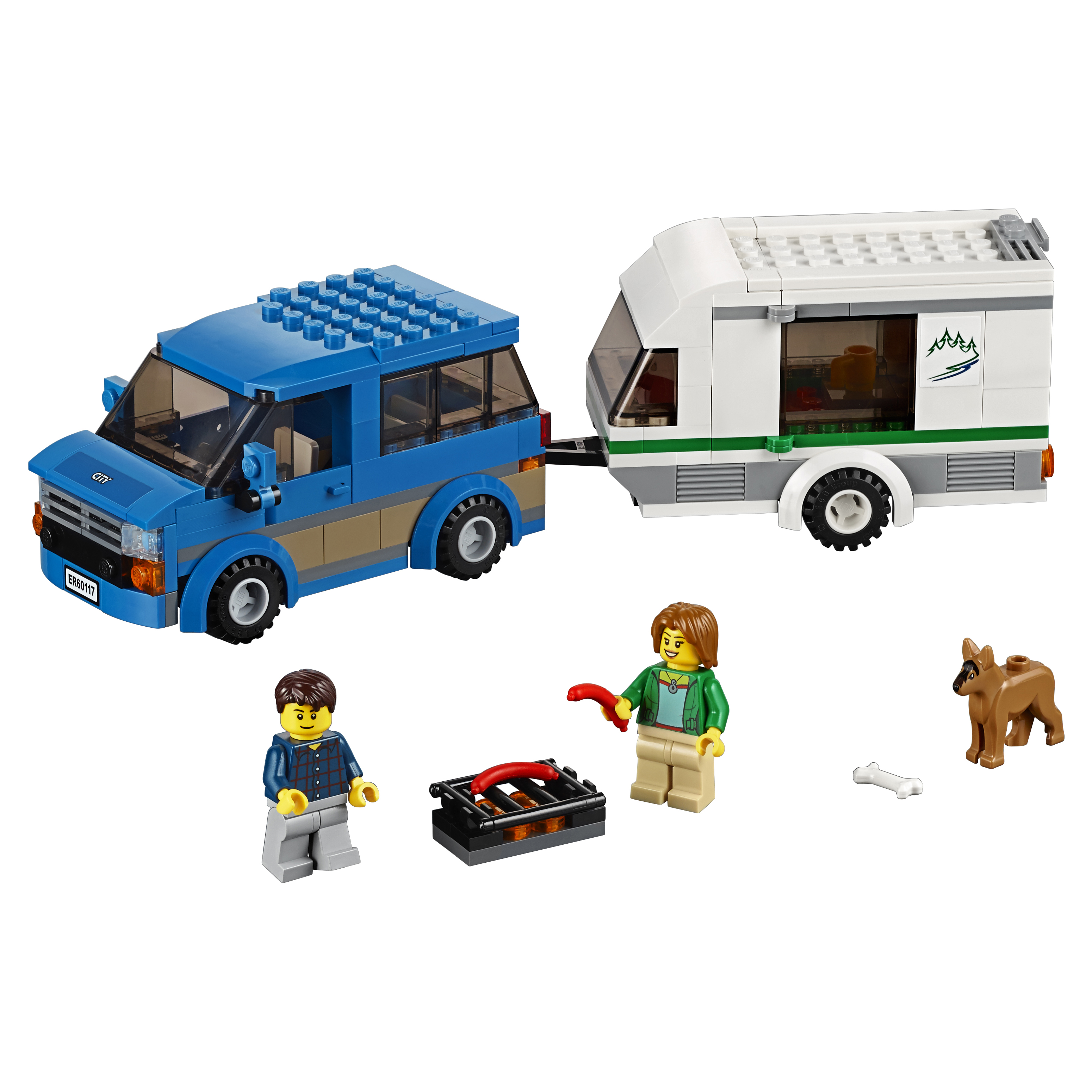 Конструктор LEGO City Great Vehicles Фургон и дом на колёсах (