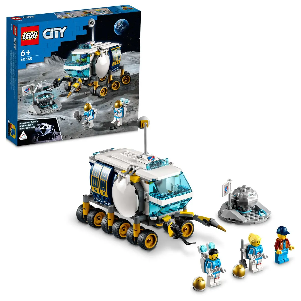 Конструктор LEGO City Space Port 60348 Луноход