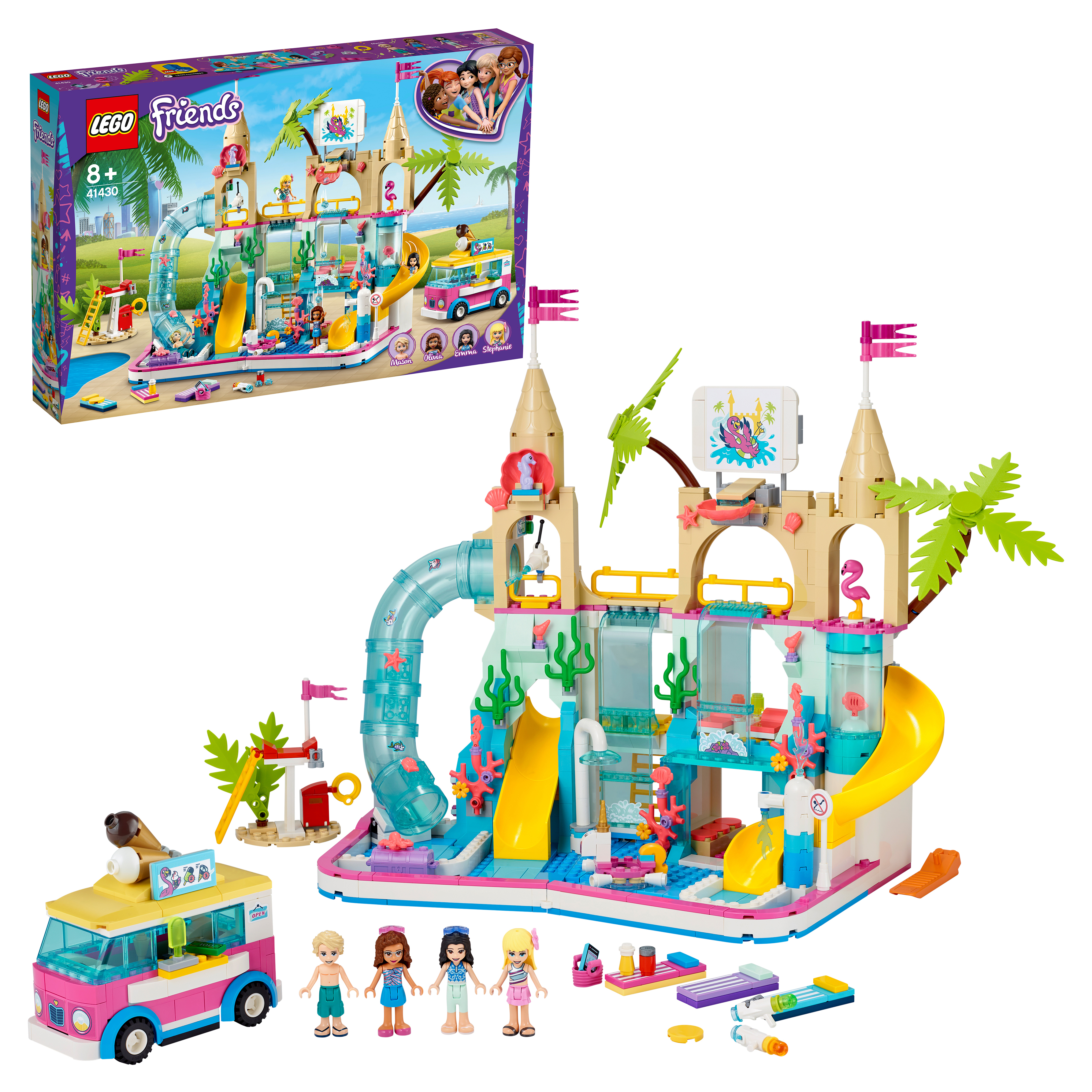 Конструктор LEGO Friends 41430 Летний аквапарк