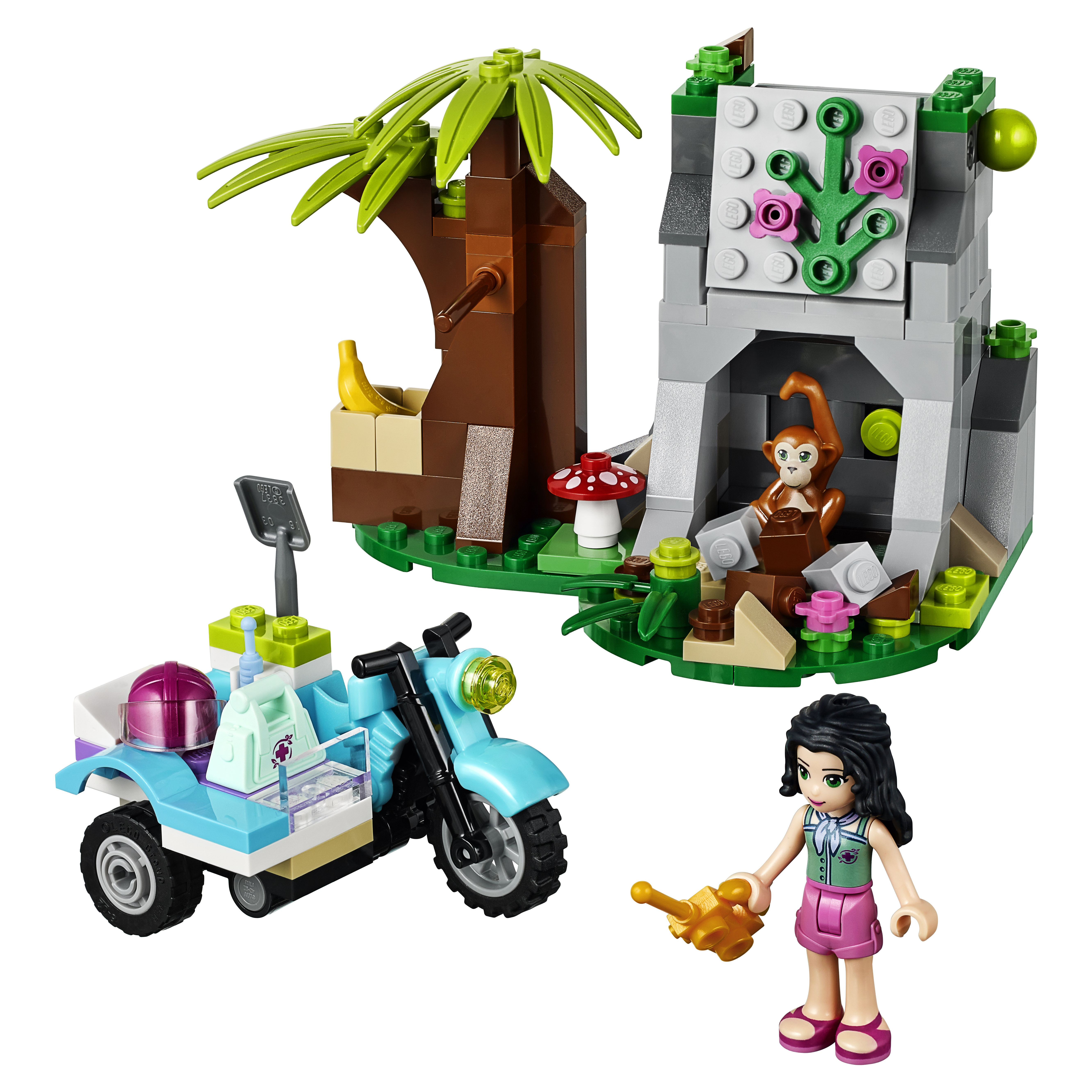 Конструктор LEGO Friends Джунгли: Мотоцикл скорой помощи (41032