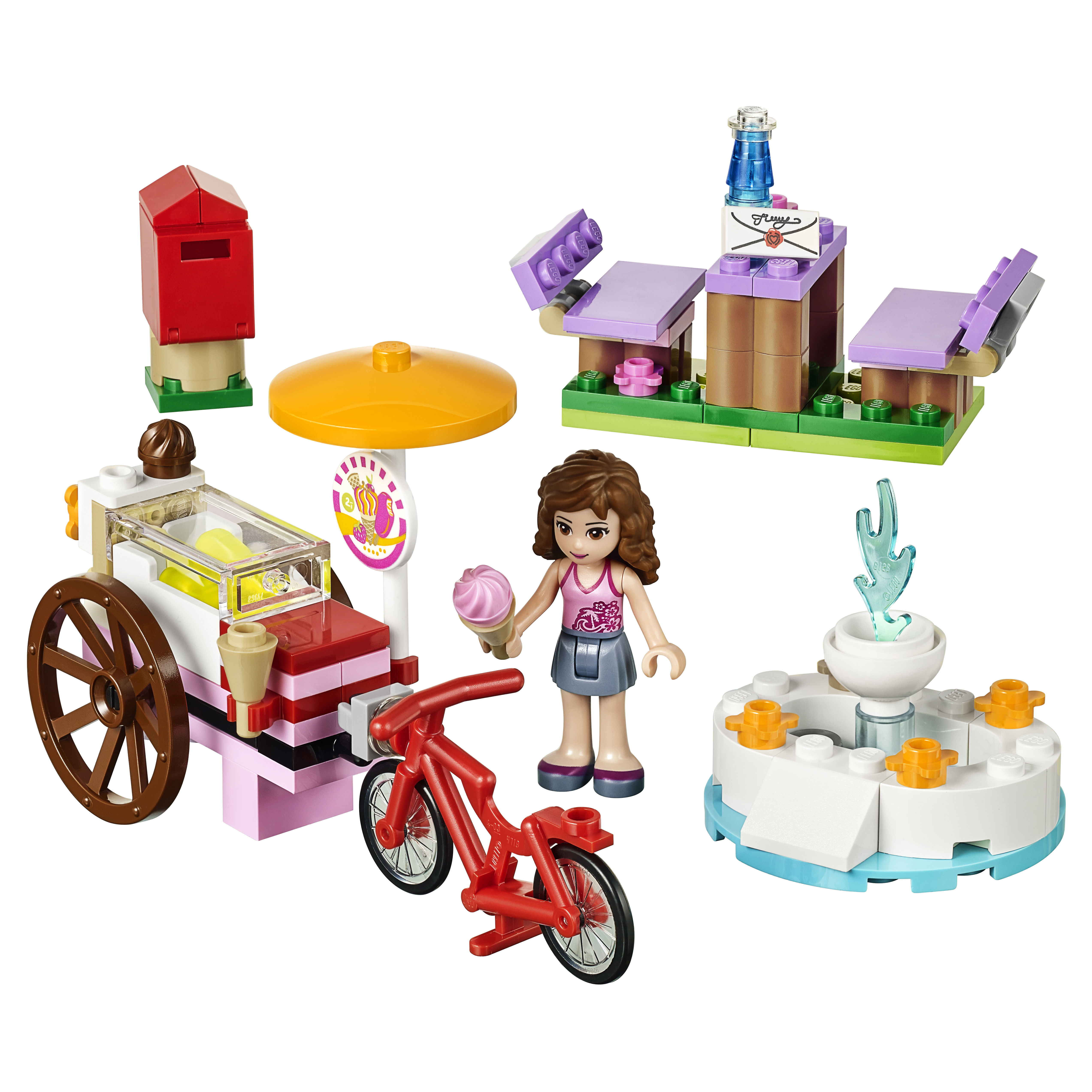 Конструктор LEGO Friends Оливия и велосипед с мороженым (4103