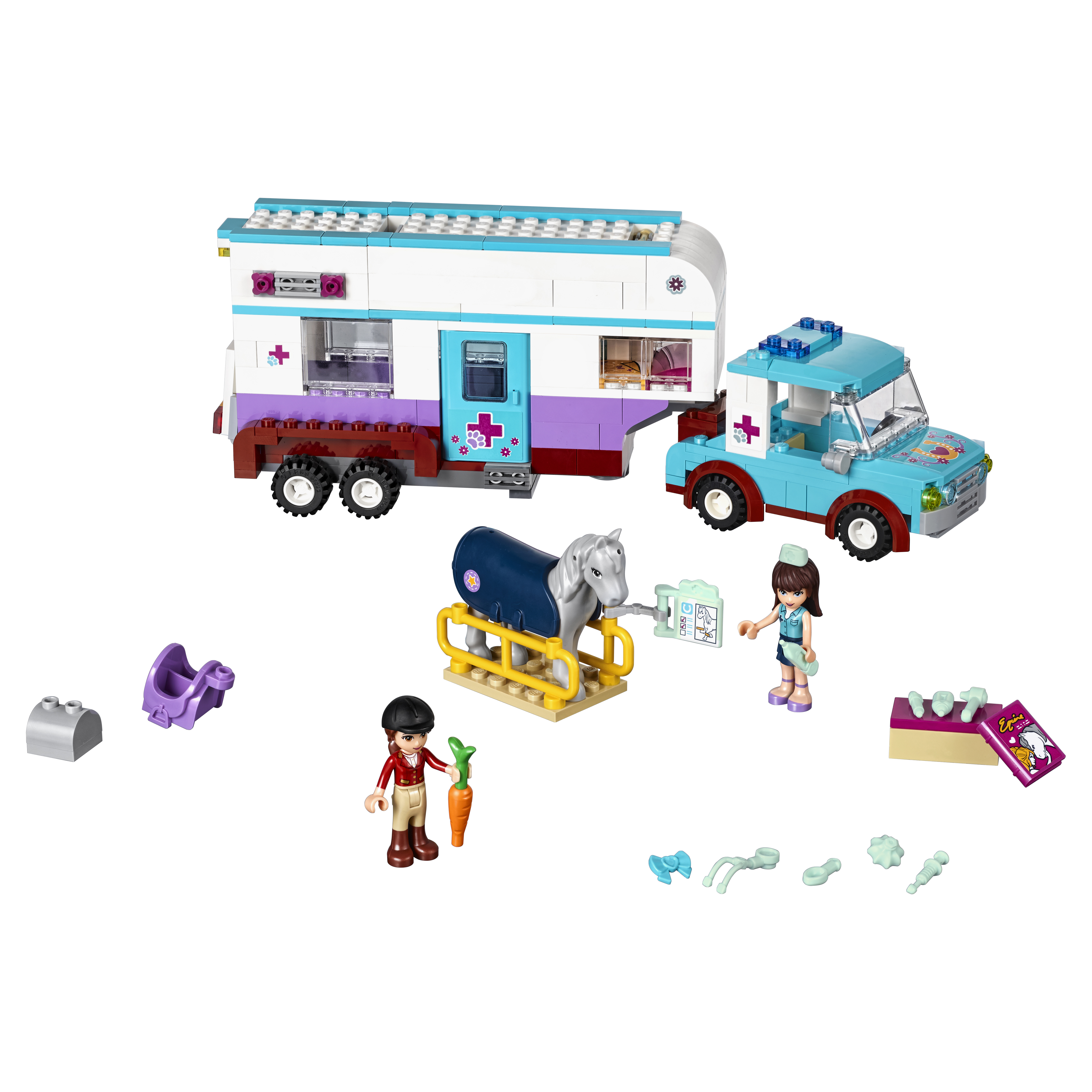 Конструктор LEGO Friends Ветеринарная машина для лошадок (41125