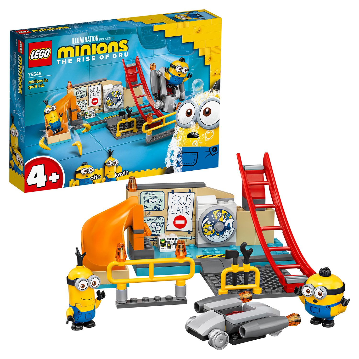 Конструктор LEGO Minions Миньоны в лаборатории Грю 75546