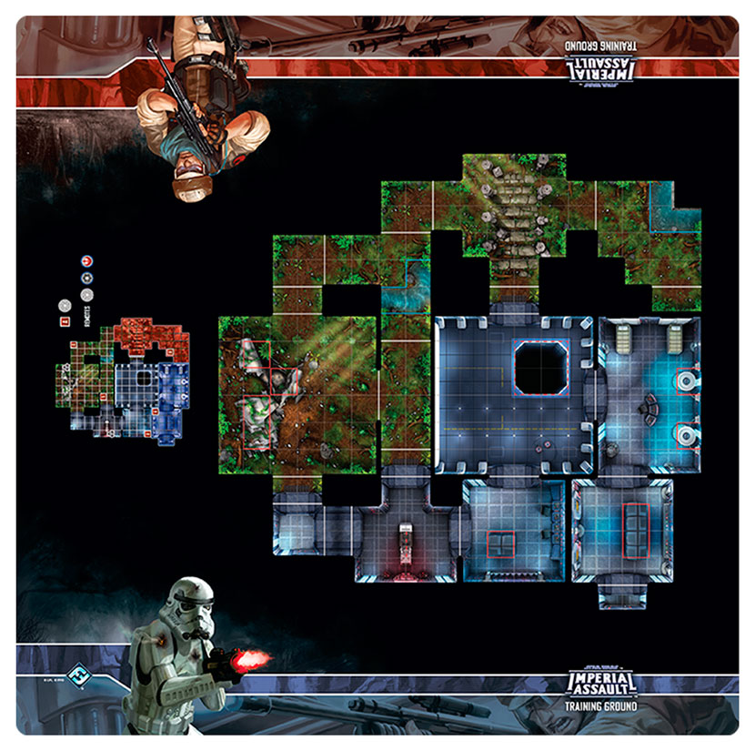 Коврик Fantasy Flight Games Star Wars Imperial Assault: Training Ground Playmat SWI38