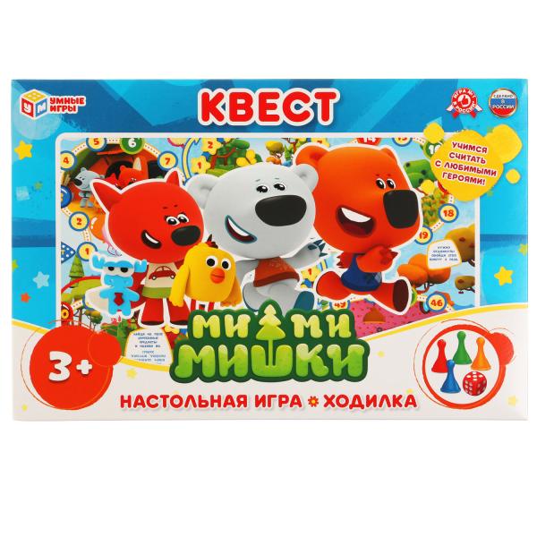 Квест МиМиМишки Настольная игра-ходилка Умные игры