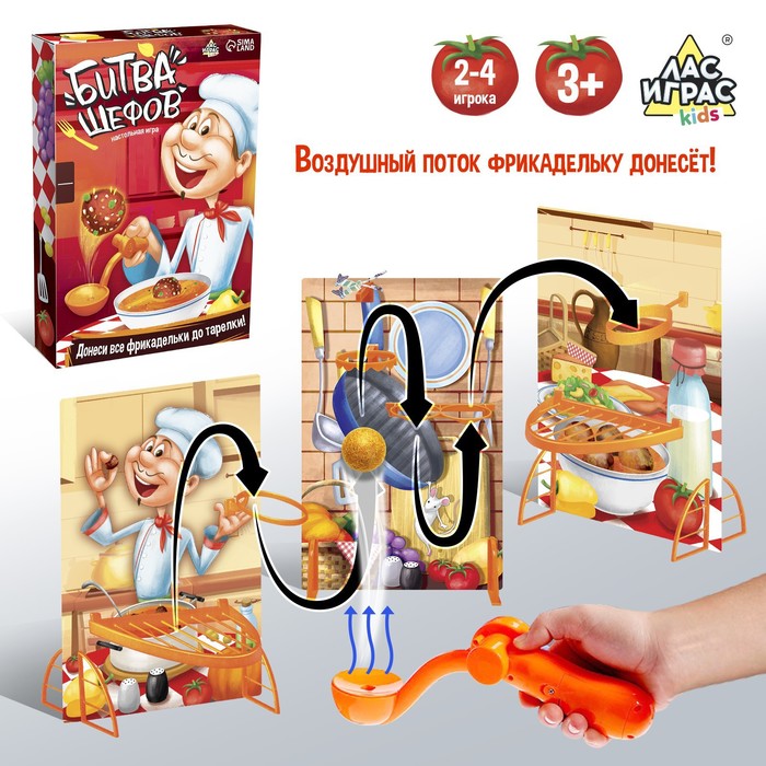 Лас Играс KIDS Настольная игра Битва шефов