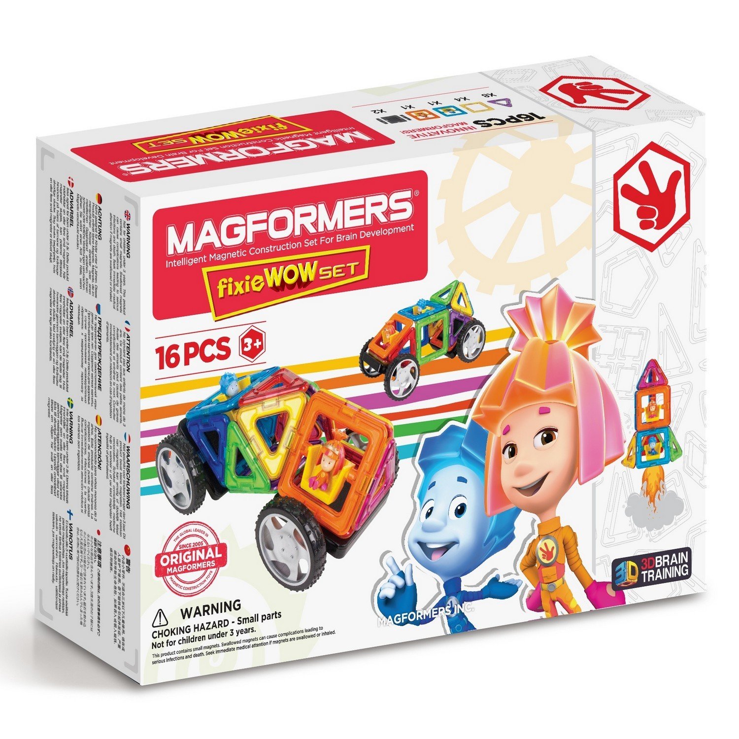 Магнитный конструктор Fixie Wow set (770001) MAGFORMERS