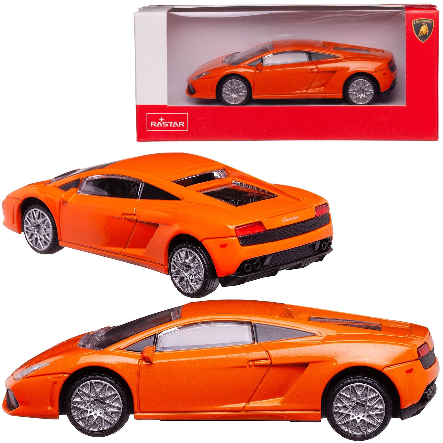 Машина металлическая 1:40 scale Lamborghini Gallardo LP560-4, цвет оранжевый