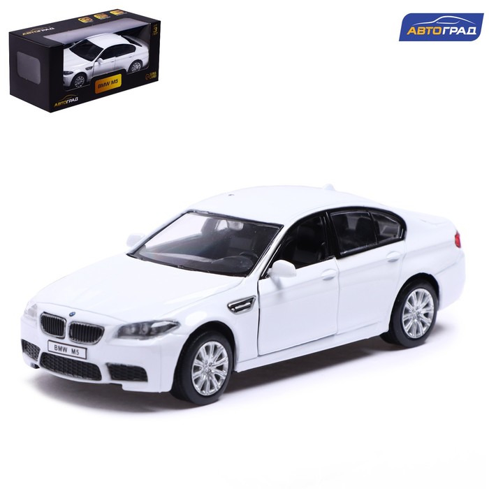 Машина металлическая BMW M5, 1:32, открываются двери, инерция