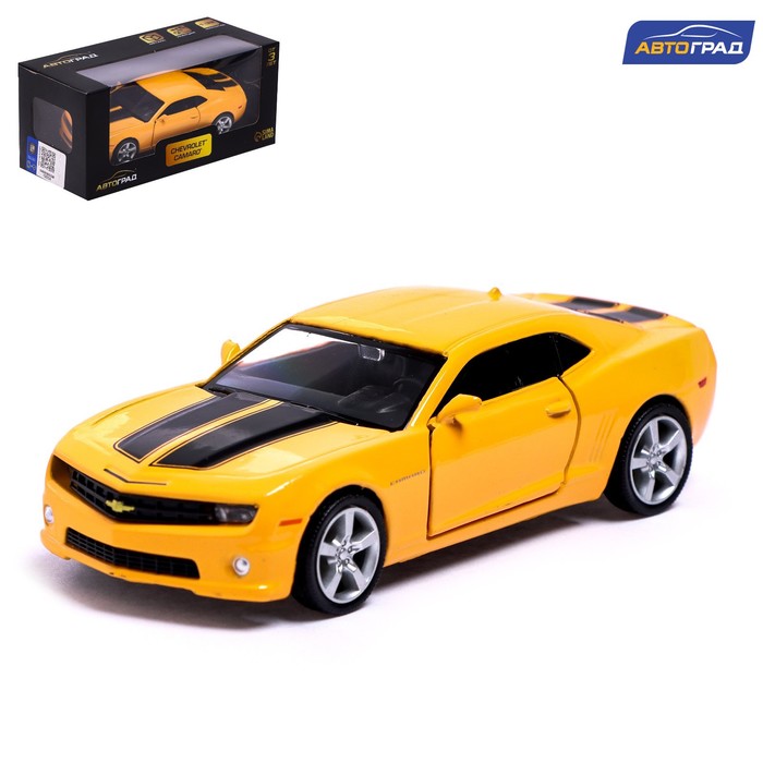 Машина металлическая CHEVROLET CAMARO, 1:32, открываются двери, инерция