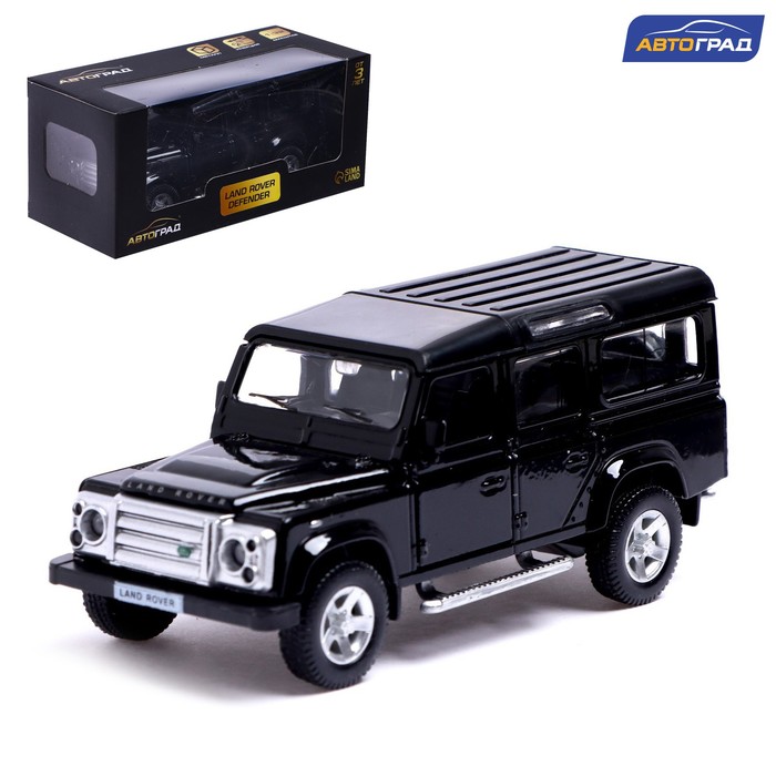 Машина металлическая LAND ROVER DEFENDER, 1:32, открываются двери, инерция