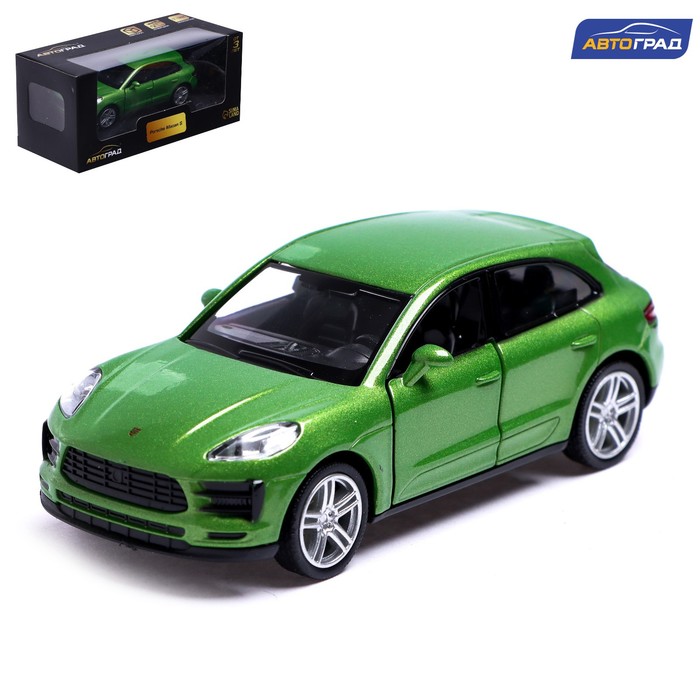 Машина металлическая PORSCHE MACAN S, 1:32, открываются двери, инерция