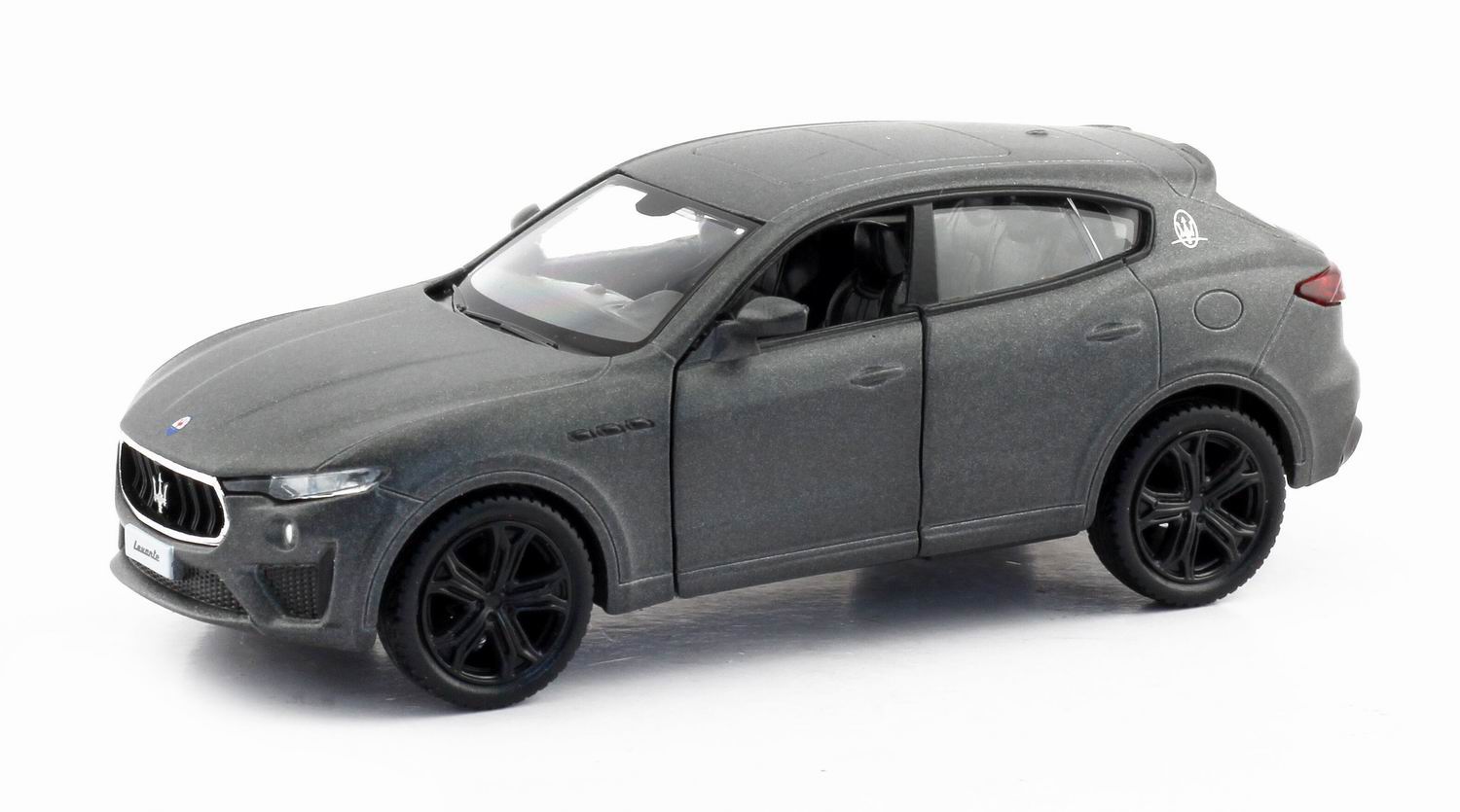 Машина металлическая RMZ City 1:32 Maserati Levante GTS 2019, серый матовый цвет.