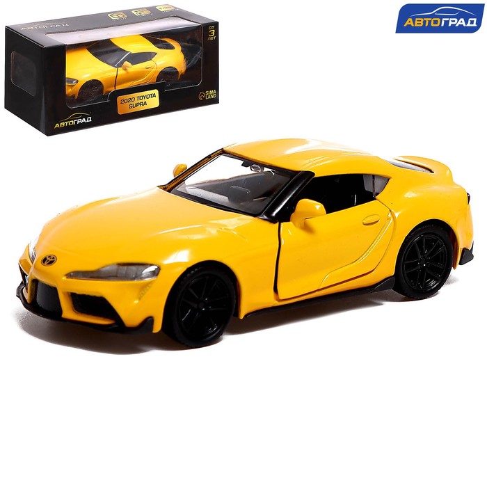 Машина металлическая TOYOTA SUPRA, 1:32, открываются двери, инерция