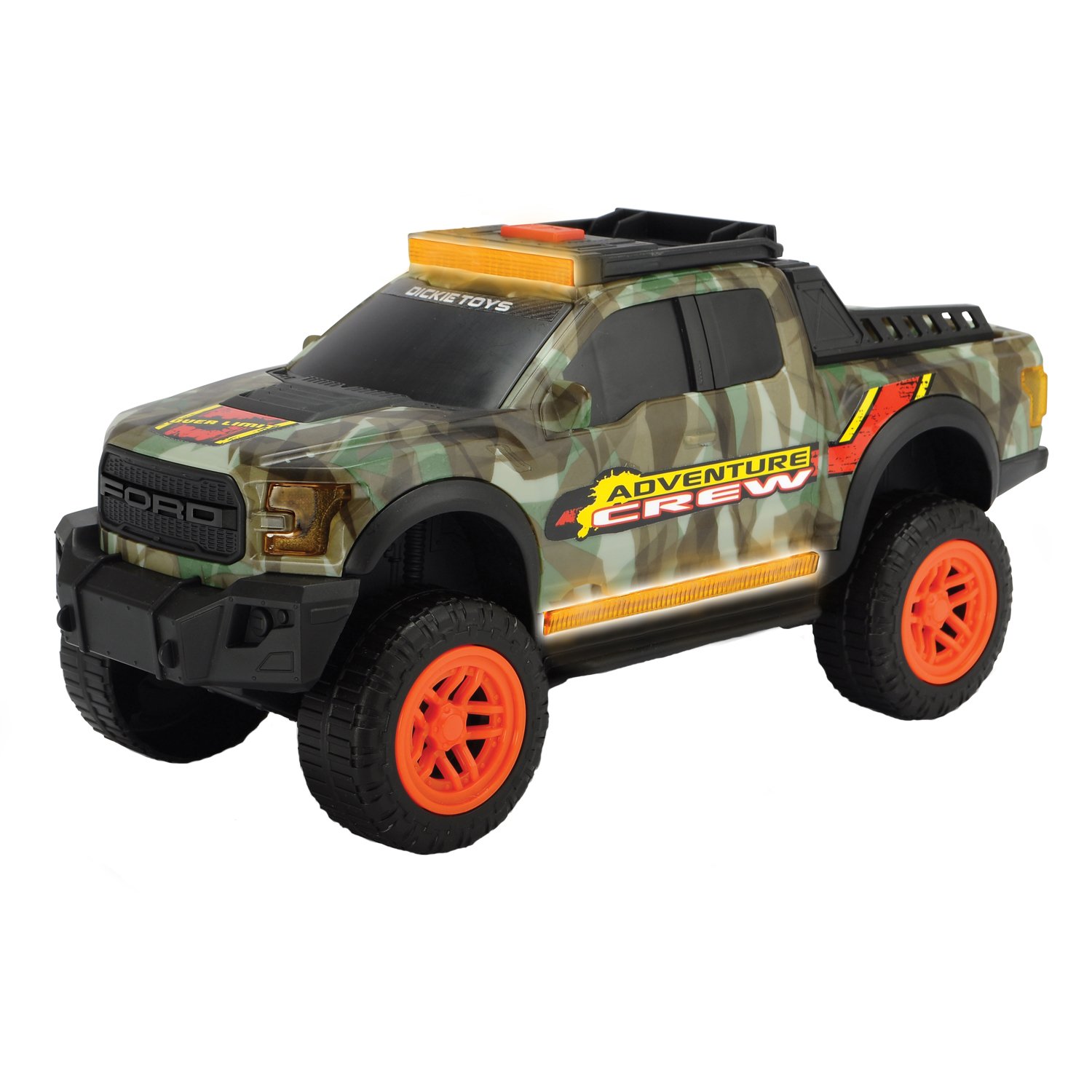 Машинка Dickie Ford F150 Raptor Adventure со световыми и звуковыми эффектми, 33 см