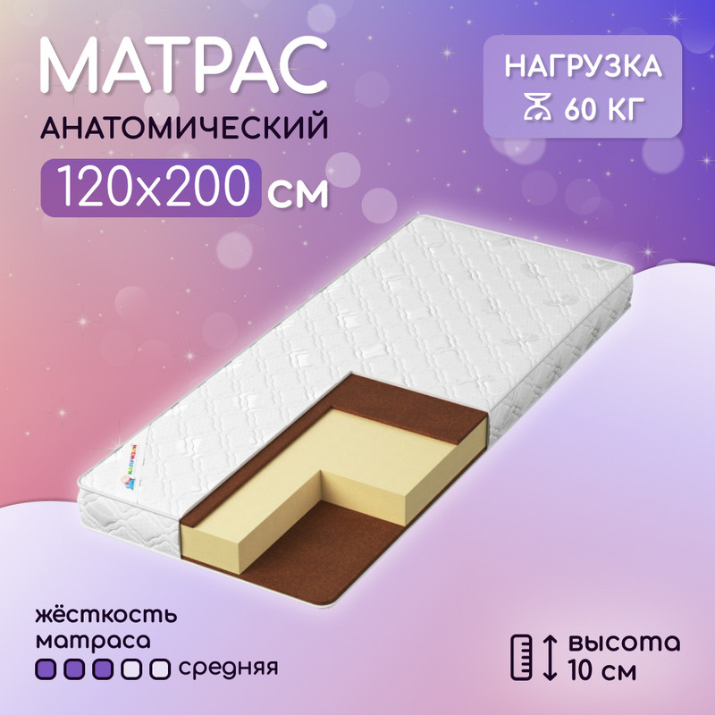 Матрас Капризун Джангл Симпл, 120*200 см