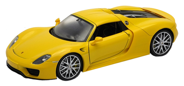 Модель машины 1:24 Porsche 918 Spyder Welly 24055