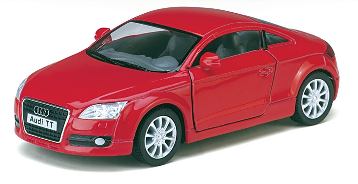 Модель машины Kinsmart Audi TT Coupe, 2008, инерционная, 1/32 KT5335W