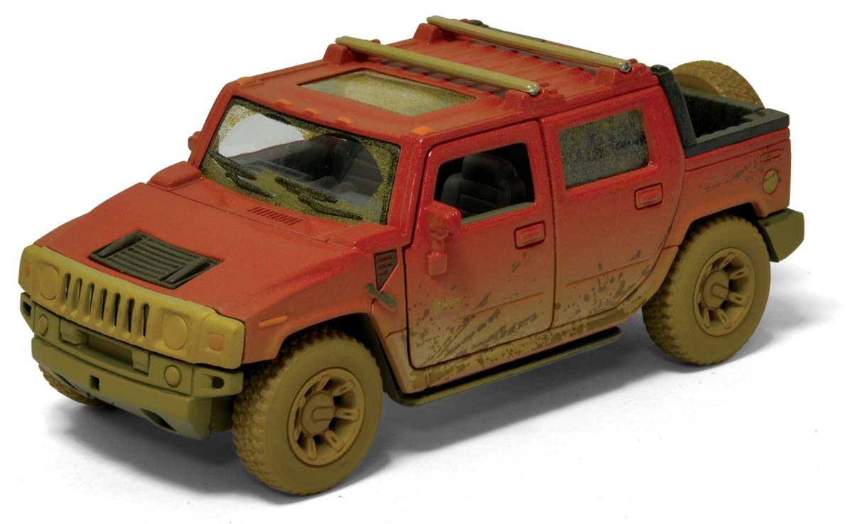 Модель машины Kinsmart HUMMER H2 SUT (Muddy) инерция 1:40 KT5097WY