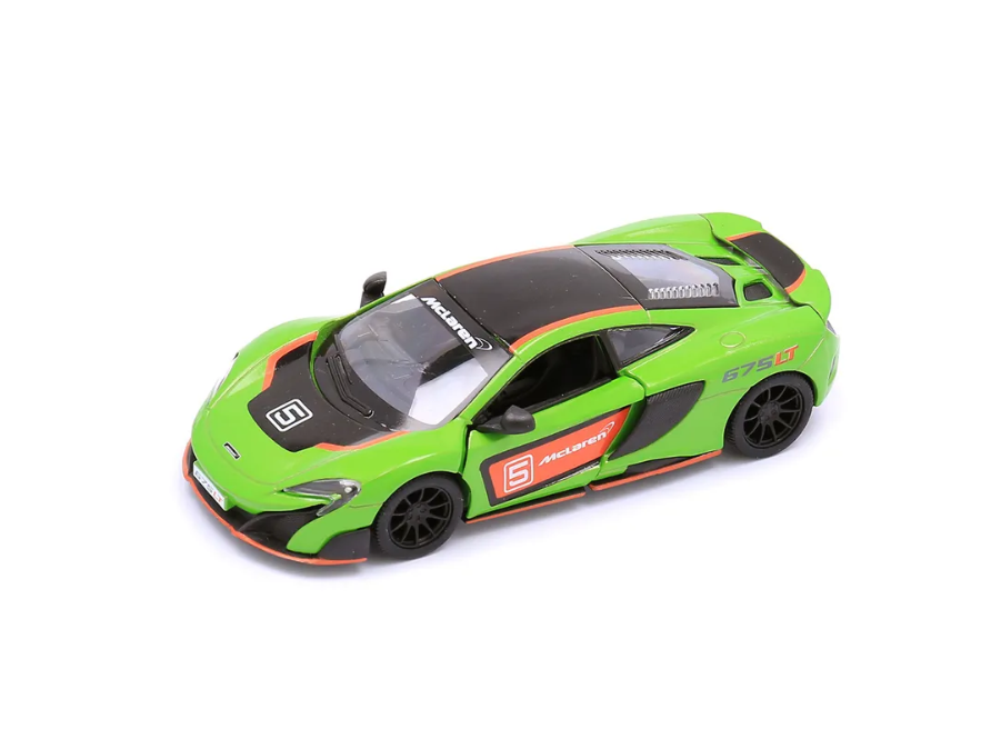 Модель машины KINSMART McLaren 675LT w/printing инерция 1:36