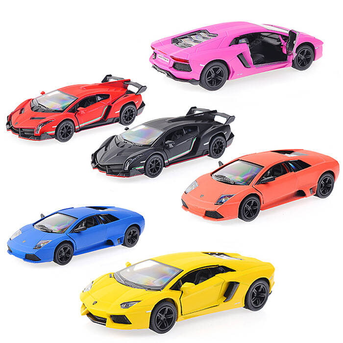 Модель Matte Lamborghini метал, инерц 1:36-1:38, в пакете