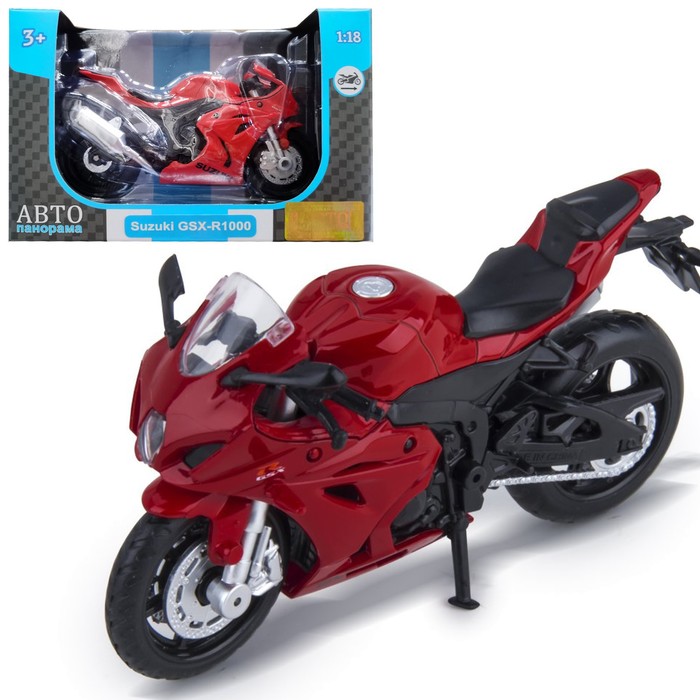 Модель мотоцикла металл. Suzuki GSX-R 1000 1:18