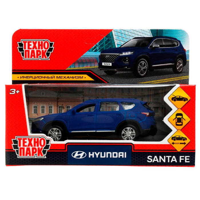 Модель SANTAFE2-12FIL-BU HYUNDAI SANTAFE SOFT 12 см син Технопарк в коробке /72