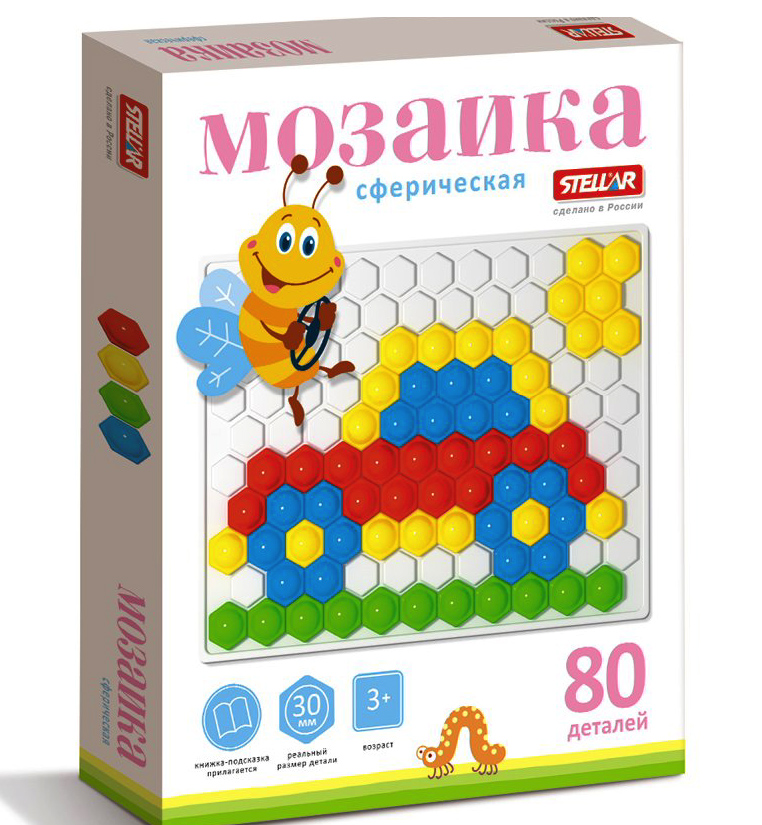 Мозаика, 80 деталей, сферическая