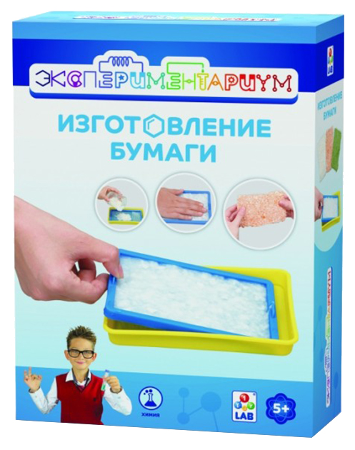 Набор для исследования 1toy Экспериментариум Изготовление бумаги